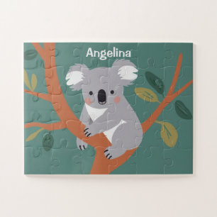 Schattigee Koala gepersonaliseerde Kinder Legpuzzel