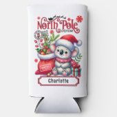 Schattigee Koala Kerstmis gepersonaliseerde naam (Voorkant)