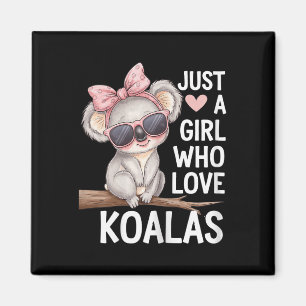 Schattigee koala met boog gewoon een meisje dat ho magneet