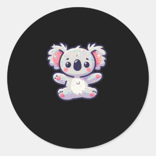 Schattigee Koala-Sticker Ronde Sticker