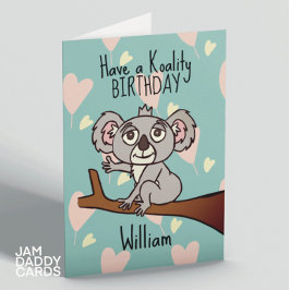 Schattigee Koala Verjaardag Kaart