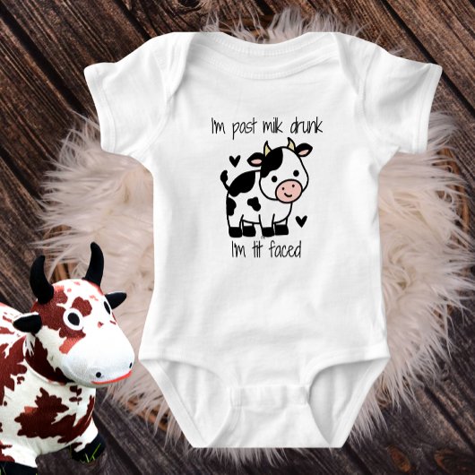 Schattigee Koe Cartoon Baby Romper
