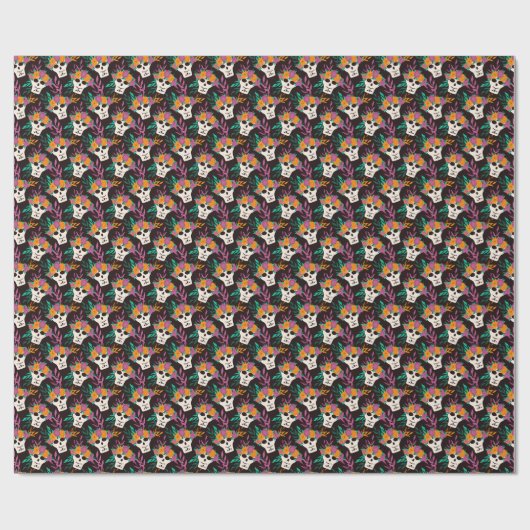 Schattigee Koe: kinderachtig patroon Cadeaupapier (Vlak)