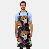 Schattigee Koe:  kinderachtig patroon Schort (Gedragen)