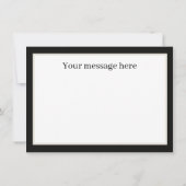 Schattigee koe liefhebbers bericht toevoegen notitiekaartje (Achterkant)