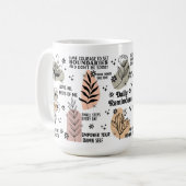 Schattigee Koffie Mok Kerst Mok cadeau voor haar (Voorkant links)