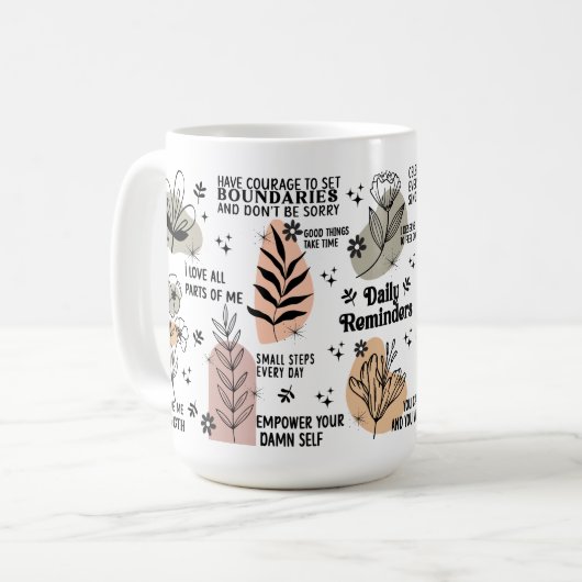 Schattigee Koffie Mok Kerst Mok cadeau voor haar (Voorkant links)