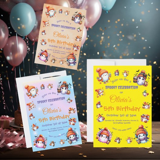 Schattigee Koffieliefhebber Ghost Nodig voor Kids Kaart