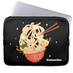 Schattigee kom van Ramen Electronics Bag Laptop Sleeve
