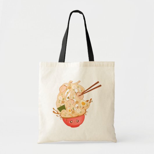 Schattigee kom van Ramen Tote Bag (Voorkant)