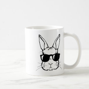 Schattigee konijn gezicht tie Dye Gles meisje Happ Koffiemok