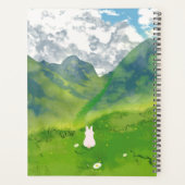 Schattigee konijn in Mountain Uitzicht Planner (Achterkant)
