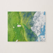 Schattigee konijn in Mountain Uitzicht Puzzel (Horizontaal)