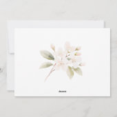 Schattigee konijnenbloem Pasen Feestdagenkaart (Achterkant)