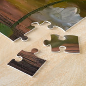 Schattigee konijnenpuzzel legpuzzel (Zijkant)