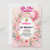 Schattigee Koningin Kleine Miss Onederful 1e Verja Kaart (Voorkant)