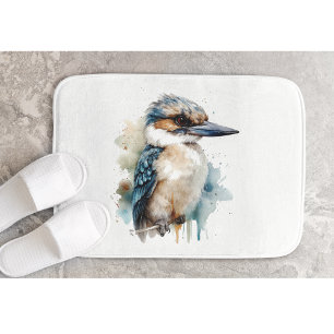 Schattigee Kookaburra op een Branch, custom Badmat