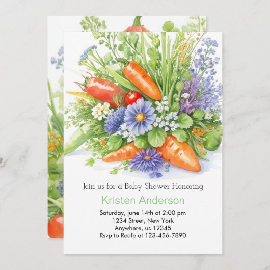 Schattigee kool patch Baby shower Kaart (Voorkant / Achterkant)