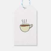 SCHATTIGEE KOP KOFFIE CADEAULABEL (Voorkant)