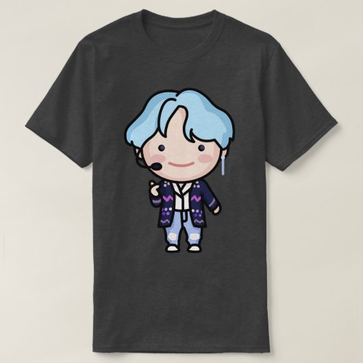 Schattigee Koreaanse Ktoon T-shirt (Design voorkant)