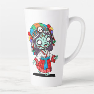 Schattigee koreaanse zombie latte mok