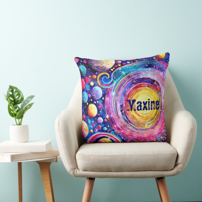 SCHATTIGEE KOSMISCHE KUNST KUSSEN (Stoel)