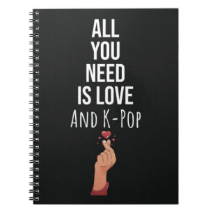 Schattigee Kpop Gift Ideeën Lover Finger Heart Notitieboek