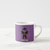 Schattigee kraai Tengu Yokai - Japanse folklore Espresso Kop (Rechts)
