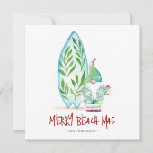 Schattigee kust kerst Kaarten Notitiekaartje (Voorkant)