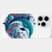Schattigee, kust/nautische dolfijn Case-Mate iPhone case (Achterkant (horizontaal))