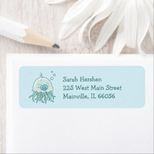 Schattigee kwal Baby shower Kawaii Blue Boy Etiket
