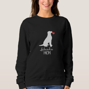 Schattigee Labrador Mom Silhouette, Lab Mom, Dog M Trui