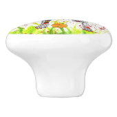 Schattigee Labrador Retriever Deurknop - Keramisch Keramische Knop (Zijkant)