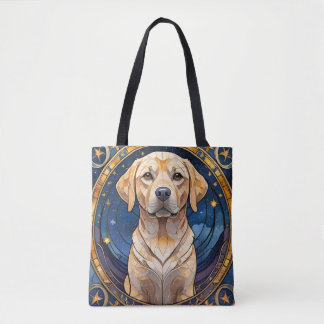 Schattigee Labrador Retriever Glas in lood Night S Draagtas