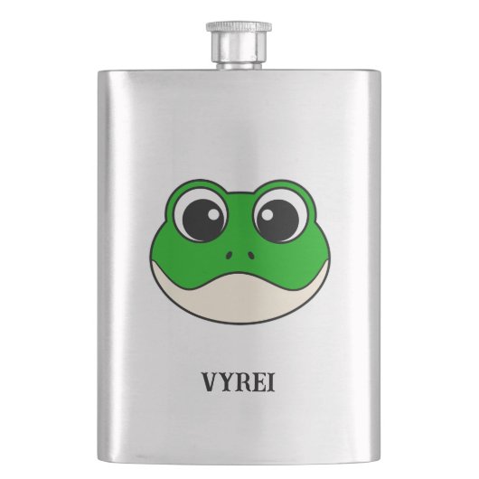 Schattigee lachende kikker flacon (Voorkant)