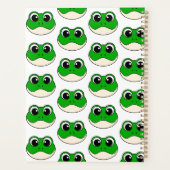 Schattigee lachende kikker planner (Achterkant)