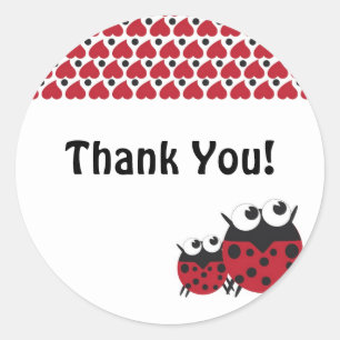 SCHATTIGEE LadyBug Dank u Sticker