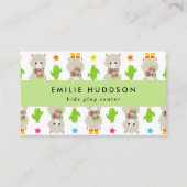 Schattigee lama's, Kinder Play Center, Activity Ce Visitekaartje (Voorkant)