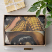 Schattigee  land Pin-up Tissuepapier (Geschenk)