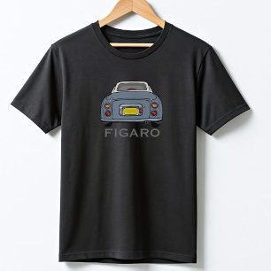 Schattigee Lapis Grijs Figaro Naam van de auto Fig T-shirt