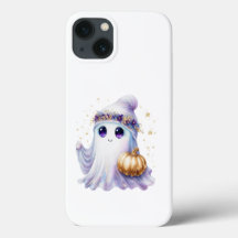 Schattigee Lavendar Paarse Ghost Halloween Spooky 