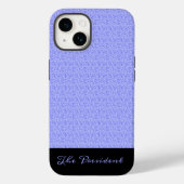 Schattigee lavendel blauw en elegant Case-Mate iPhone case (Achterkant)