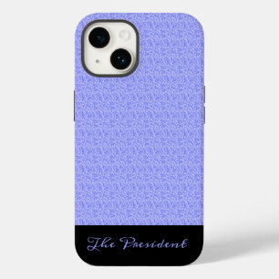 Schattigee lavendel blauw en elegant Case-Mate iPhone 14 hoesje