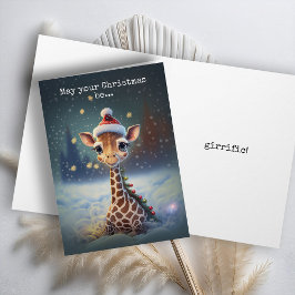 Schattigee Legendary Dragon Christmas-Kaart Feestdagen Kaart