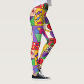 Schattigee leggings met snoepjes, ijs, snoepicoon (Rechts)