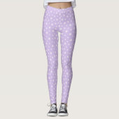 Schattigee Leggings | Stars Purples Leggings voor  (Voorkant)