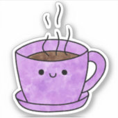 Schattigee lekkere koffie sticker (Voorkant)