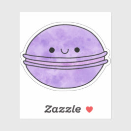 Schattigee lekkere macaron sticker