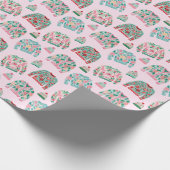 Schattigee lelijke kersttruien cadeaupapier (Hoek)