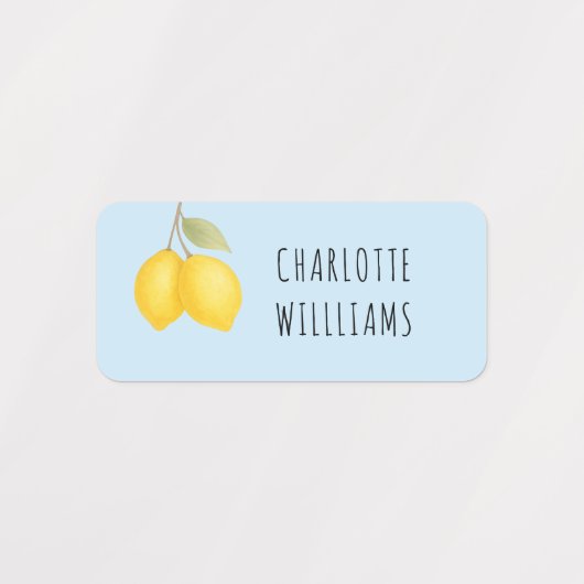 Schattigee Lemon Summer Terug naar School Kleding  Labels (Design 1)